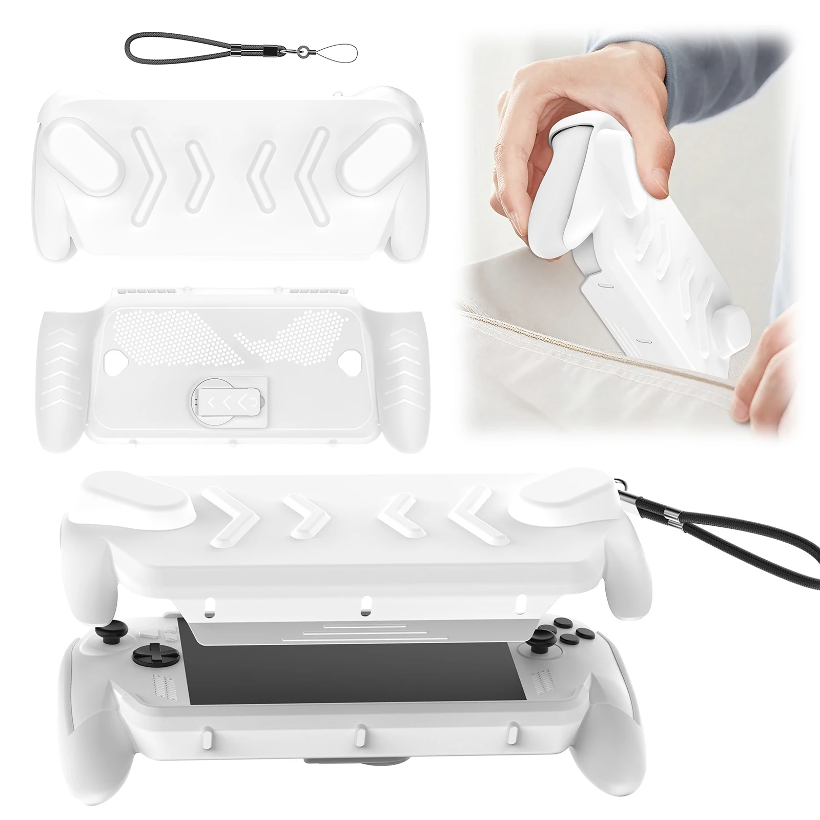 Защитный чехол из ТПУ для ROG XBOX Ally/XBOX Ally X с верхней крышкой и регулируемой подставкой, противоударный защитный чехол из ТПУ для портативных устройств
Защитный чехол из ТПУ для ROG XBOX Ally/XBOX Ally X с верхней крышкой и регулируемой подставкой, противоударный защитный чехол из ТПУ для портативных устройств