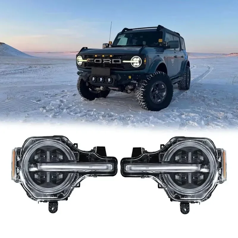 Factory Direct Sales Car Head Lights Day Running Led Auto Headlight For Ford Bronco Headlamp
Factory Direct Sales Car Head Lights Day Running Led Auto Headlight For Ford Bronco Headlamp