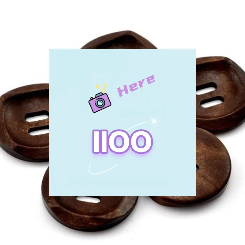 50pcs 30mm Natural Wood Sewing Buttons Scrapbooking 2 Holes Round Coffee Buttons Sewing Accessories Clothes DIY Craft Home Decor
50pcs 30mm Natural Wood Sewing Buttons Scrapbooking 2 Holes Round Coffee Buttons Sewing Accessories Clothes DIY Craft Home Decor