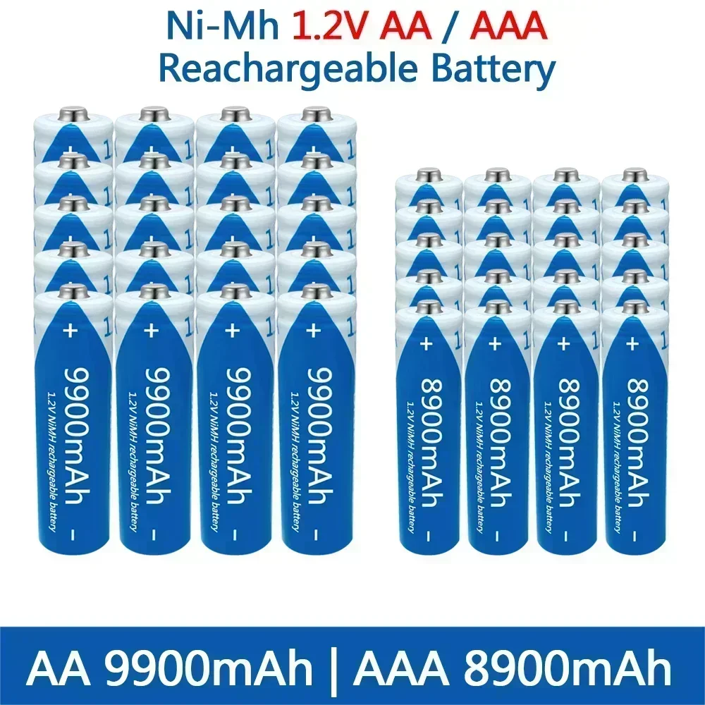 1.2V AA AAA battery, large capacity nickel hydrogen rechargeable battery,9900MAh,suitable for toys,remote controls, mouse alarms
1.2V AA AAA battery, large capacity nickel hydrogen rechargeable battery,9900MAh,suitable for toys,remote controls, mouse alarms