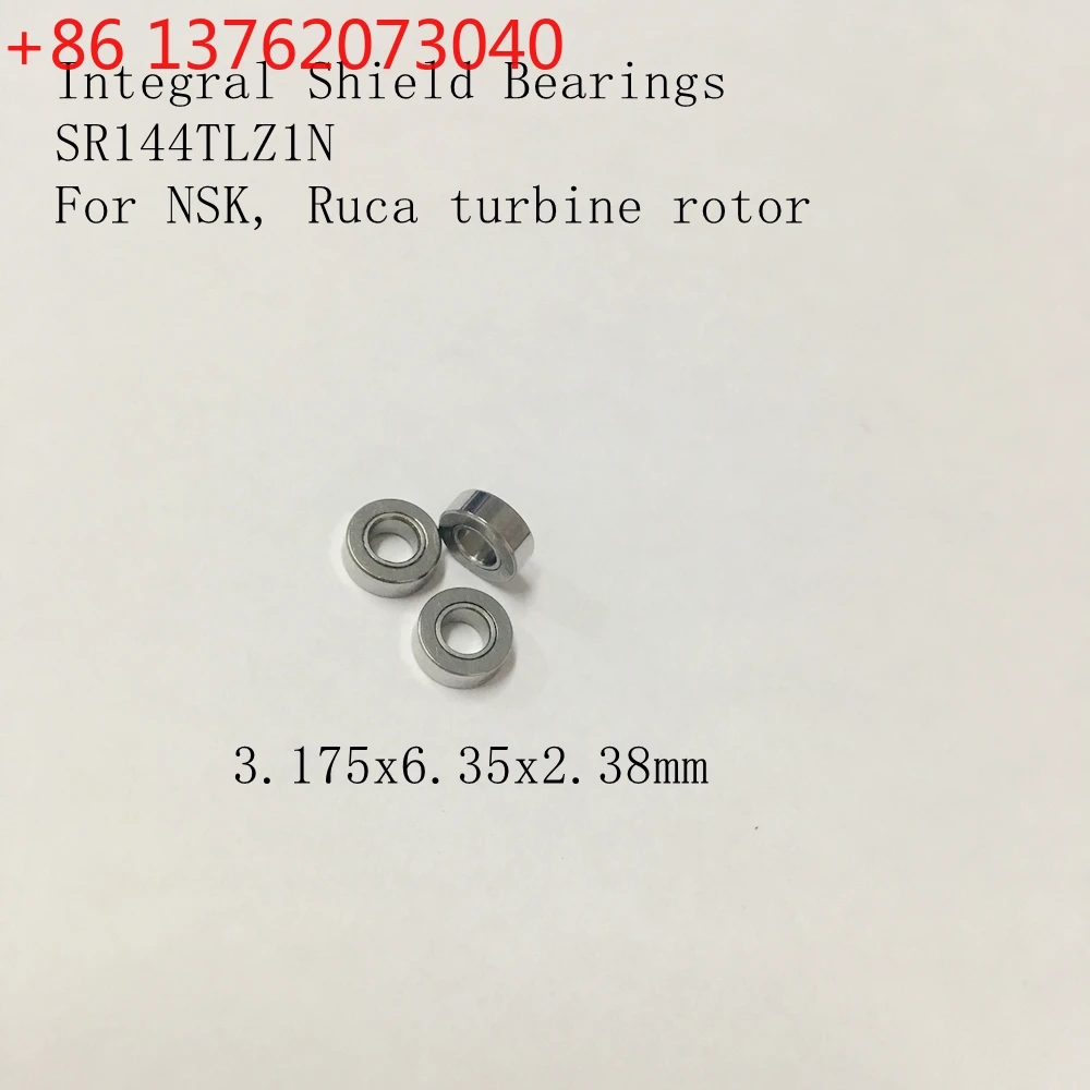 10pcs Integral Shield Turbine Rotor Dental Bearings SR144TLZ1N for Ruca, NSK 3.175x6.35x2.38mm
10pcs Integral Shield Turbine Rotor Dental Bearings SR144TLZ1N for Ruca, NSK 3.175x6.35x2.38mm