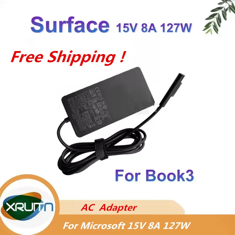 15V 8A 127W AC Laptop Power Adapter For Microsoft Surface Book3 1932 Compatibility Book2 Book1 Laptop3 Pro7 Charger 5V 1.5A
15V 8A 127W AC Laptop Power Adapter For Microsoft Surface Book3 1932 Compatibility Book2 Book1 Laptop3 Pro7 Charger 5V 1.5A
