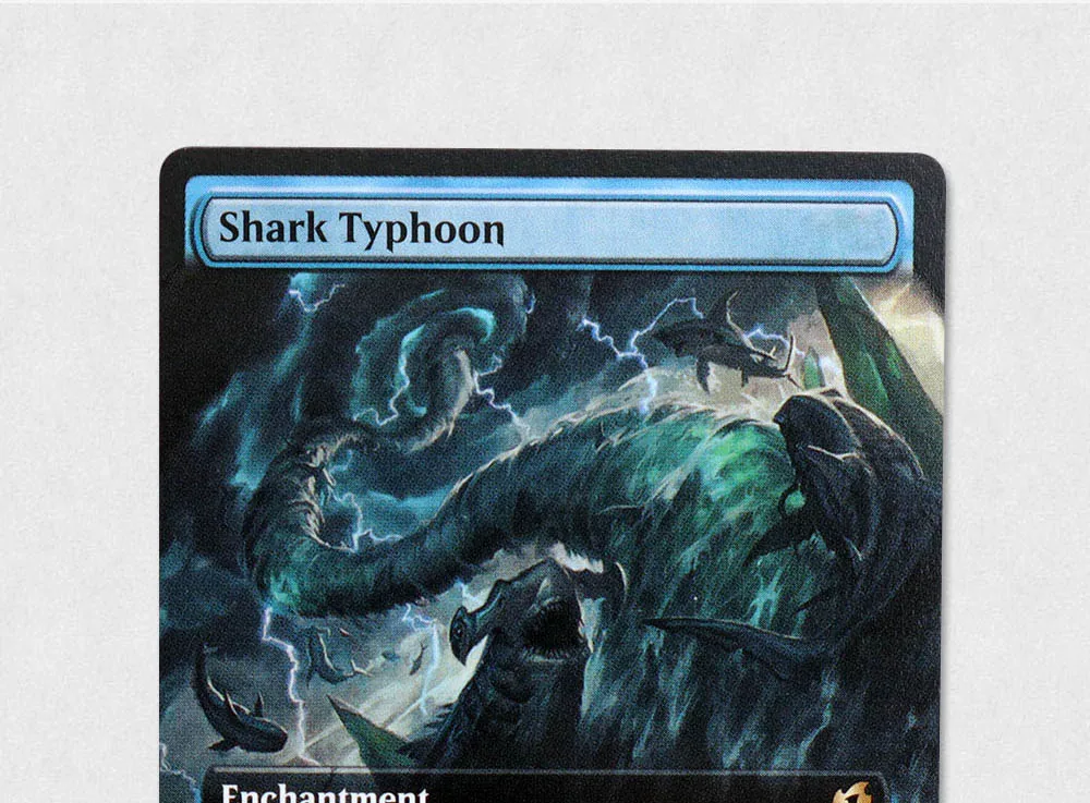 Shark Typhoon Foil/Holo TCG Magical Proxy Cards Game Quality Proxy Gathering Board Playing Game Trading Cards Proxy
Shark Typhoon Foil/Holo TCG Magical Proxy Cards Game Quality Proxy Gathering Board Playing Game Trading Cards Proxy