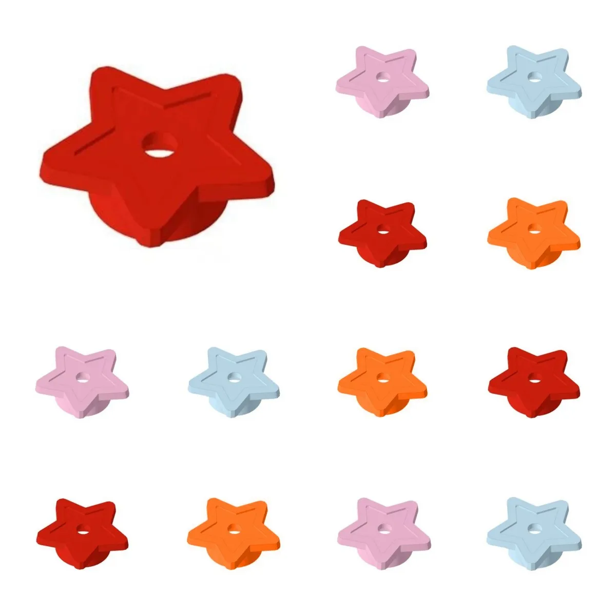 50pcs Buildings Blocks 11609 Friends Accessories Star with Stud Holder Collections Bulk Modular GBC Toy For High-Tech MOC Set
50pcs Buildings Blocks 11609 Friends Accessories Star with Stud Holder Collections Bulk Modular GBC Toy For High-Tech MOC Set