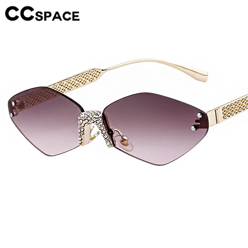 Женские солнцезащитные очки без оправы, роскошные дизайнерские винтажные очки в металлической маленькой оправе, модель 2024, 301677 
Женские солнцезащитные очки без оправы, роскошные дизайнерские винтажные очки в металлической маленькой оправе, модель 2024, 301677