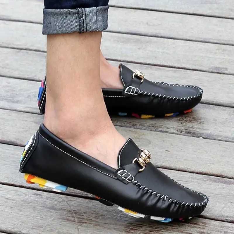 Fashion Skull Unisex Soft Moccasins Black White Breathable Light Men Genuine Leather Casual Shoes Women Loafers Driving Shoes
Fashion Skull Unisex Soft Moccasins Black White Breathable Light Men Genuine Leather Casual Shoes Women Loafers Driving Shoes