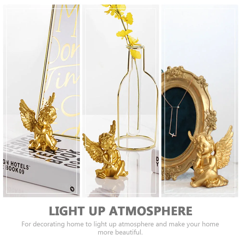 2Pcs Resin Angel Decoration Compact Desktop Statue Ornament Photography Prop Resin Figurine Figurine Adornment
2Pcs Resin Angel Decoration Compact Desktop Statue Ornament Photography Prop Resin Figurine Figurine Adornment