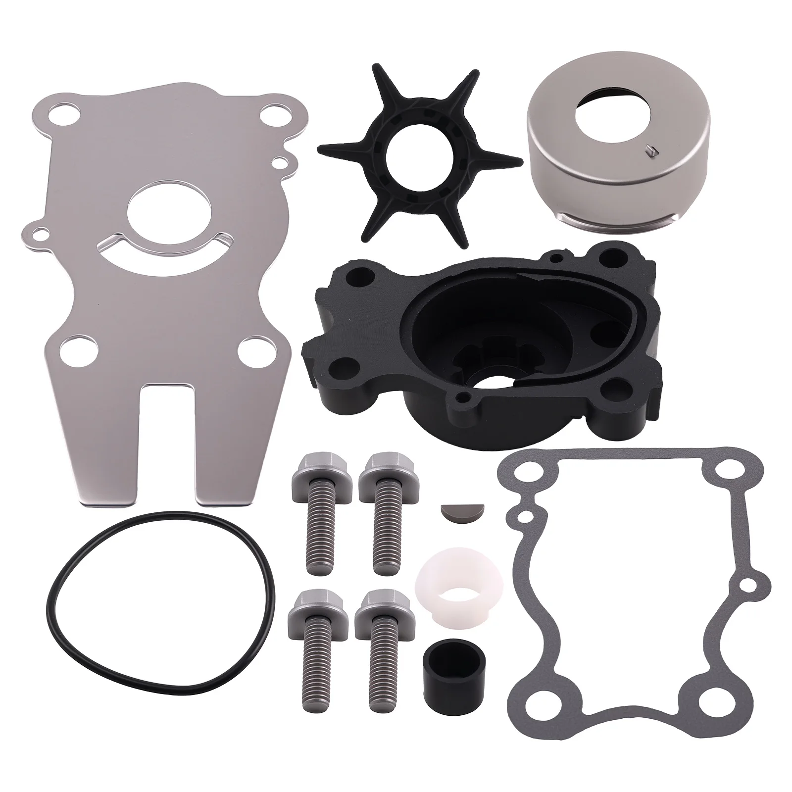 Комплект морских импеллеров для Yamaha 40HP 50HP 60HP 1995-2009 63D-W0078-00, полный комплект
Комплект морских импеллеров для Yamaha 40HP 50HP 60HP 1995-2009 63D-W0078-00, полный комплект