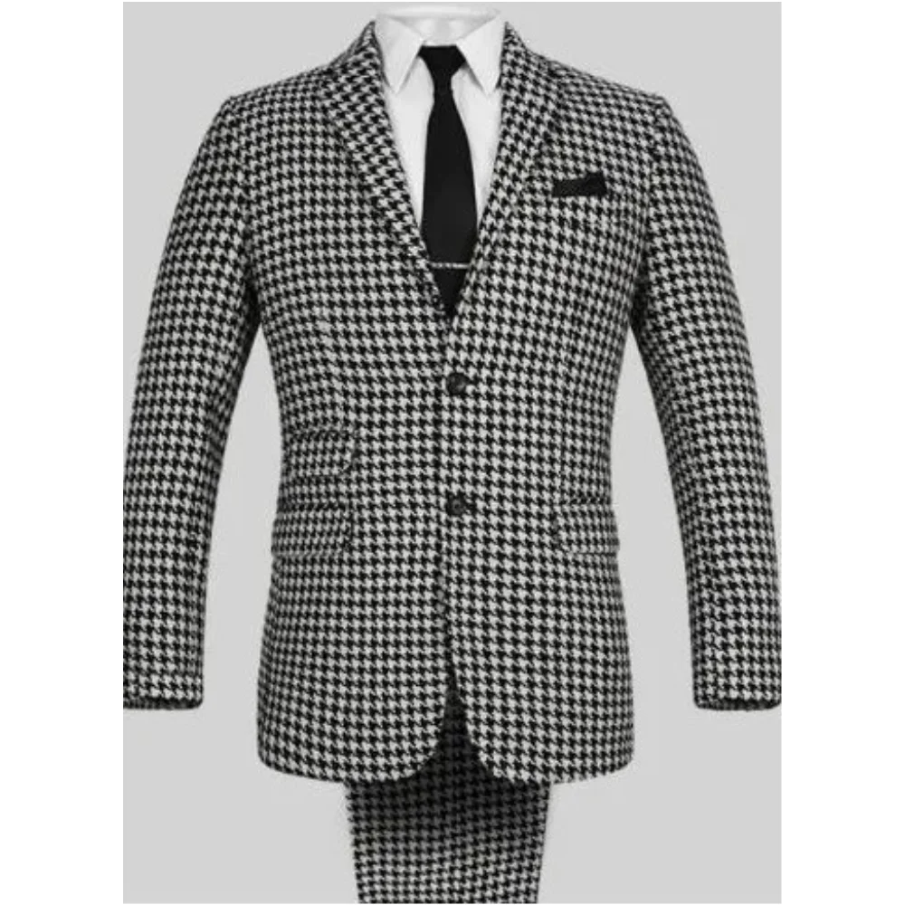 Mens Suits Custom Made Plaid Casual Men Suit Slim Fit Wedding Groom Groomsman Blazer Suits For Men 2 pieces (Jacket+Pants)
Mens Suits Custom Made Plaid Casual Men Suit Slim Fit Wedding Groom Groomsman Blazer Suits For Men 2 pieces (Jacket+Pants)