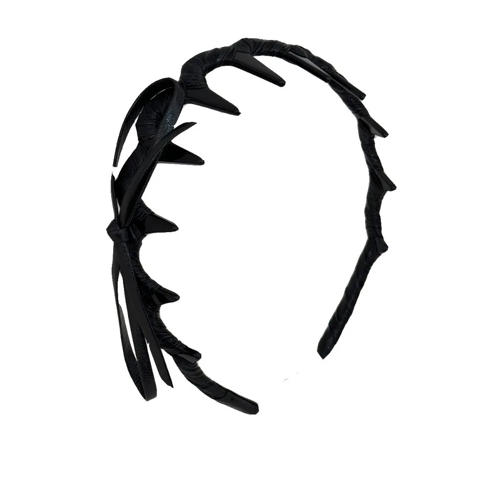 Retro Non-Slip Bow Headband U-shaped Thin Wave Hair Band Women Hair Hoop Headwear PU Leather Hairband Travel
Retro Non-Slip Bow Headband U-shaped Thin Wave Hair Band Women Hair Hoop Headwear PU Leather Hairband Travel