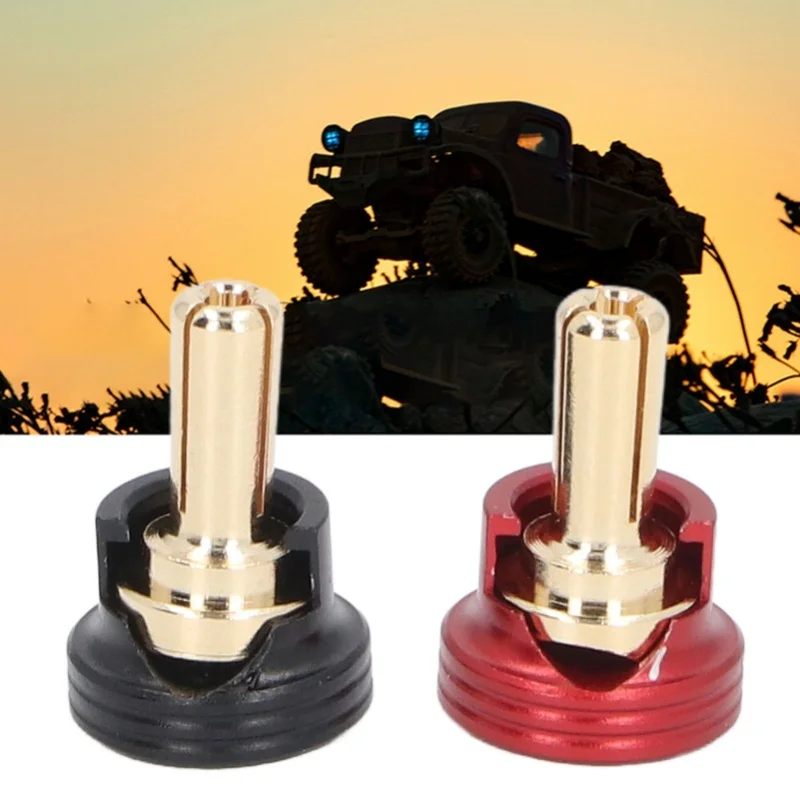 2PCS RC Battery Heatsink Plugs Grips Set Banana Plug Connectors Grips Mount For 1/10 Off Road Truck RC Crawler Cars Accessory
2PCS RC Battery Heatsink Plugs Grips Set Banana Plug Connectors Grips Mount For 1/10 Off Road Truck RC Crawler Cars Accessory