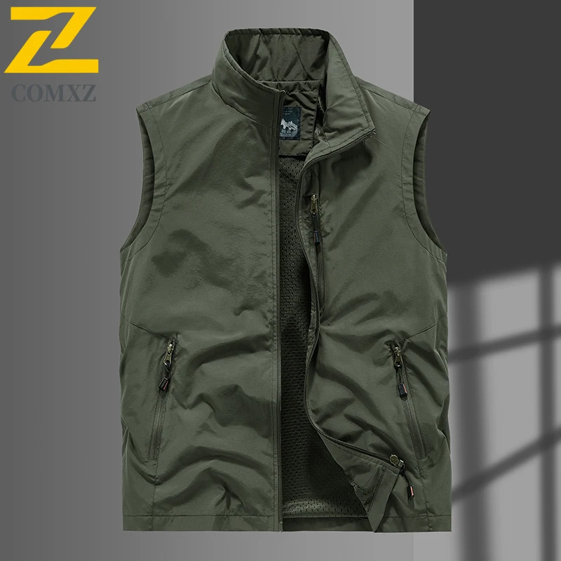 Men's Retro Workwear Vest 2025 Summer Trend Outdoor Loose Mesh Design Breathable Fishing Sports Top Simple Style Men's Clothing
Men's Retro Workwear Vest 2025 Summer Trend Outdoor Loose Mesh Design Breathable Fishing Sports Top Simple Style Men's Clothing