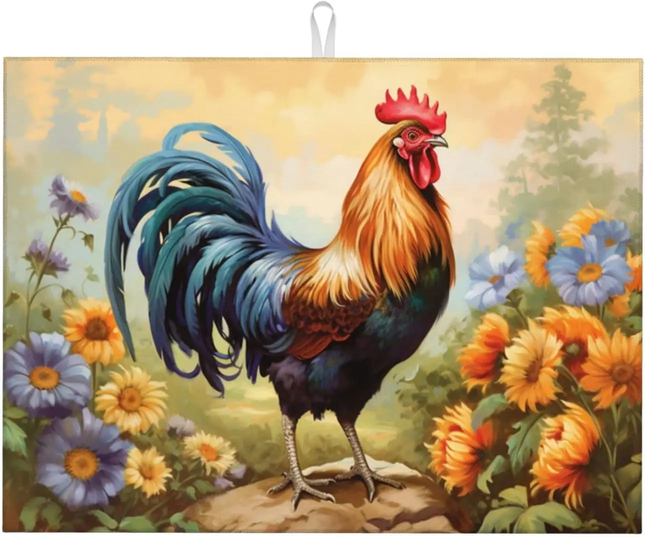 Rooster Dish Mat Drying Kitchen Mat Microfiber Absorbent Fast Dry kitchen accessories
Rooster Dish Mat Drying Kitchen Mat Microfiber Absorbent Fast Dry kitchen accessories
