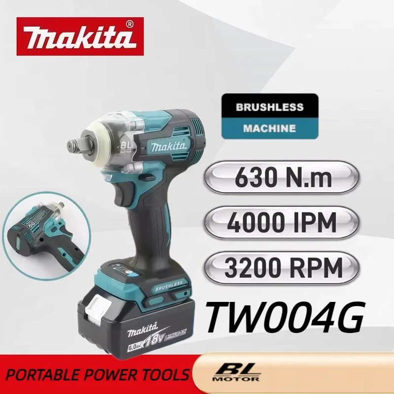 Makita Cordless TW004G 30N.m Brushless Screwdriver Rechargable Drill Driver For 18V Battery Power Tool
Makita Cordless TW004G 30N.m Brushless Screwdriver Rechargable Drill Driver For 18V Battery Power Tool