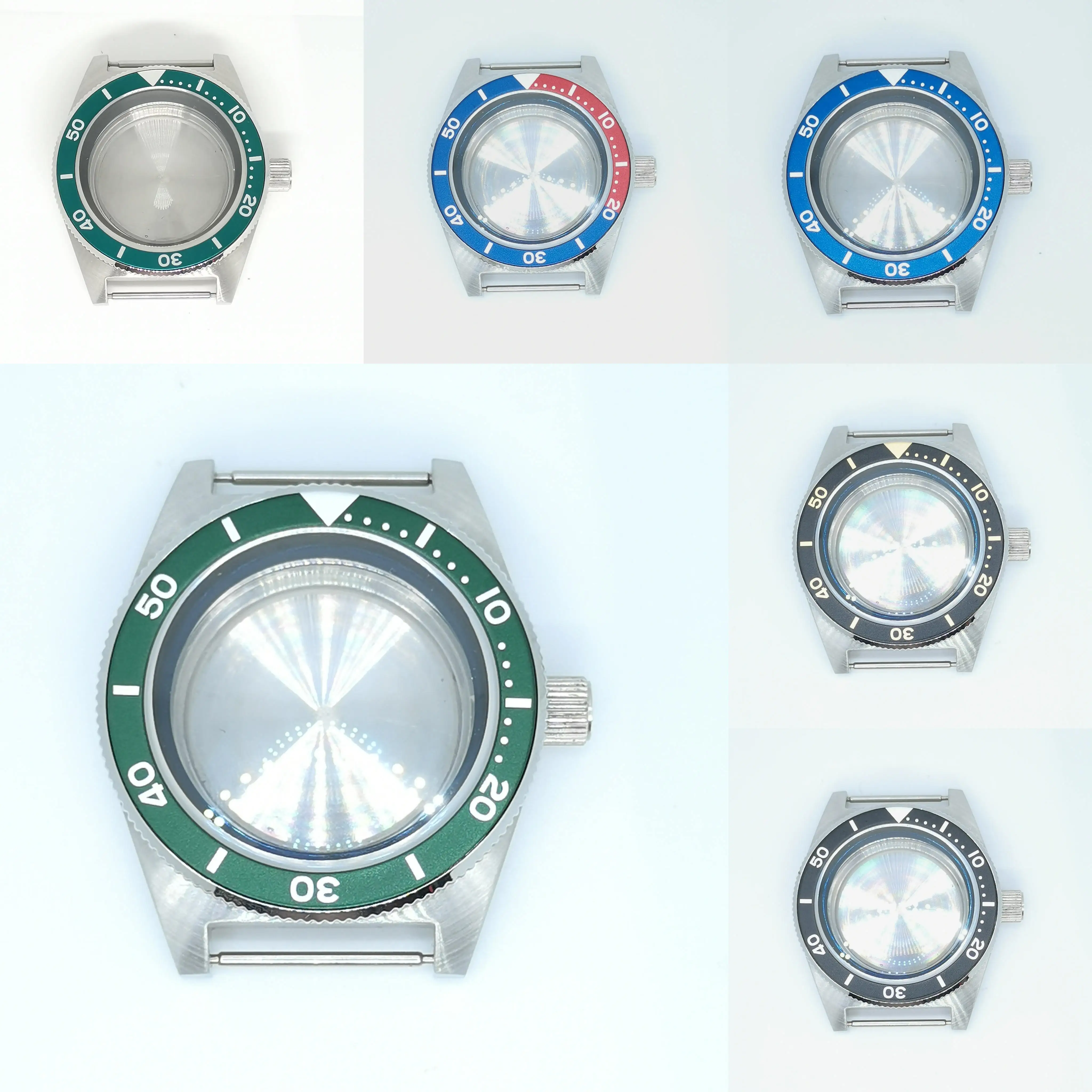 40MM Case Stainless Steel Sapphire Glass Aluminum Bezel For NH35 NH36 NH38 NH72 Movement
40MM Case Stainless Steel Sapphire Glass Aluminum Bezel For NH35 NH36 NH38 NH72 Movement