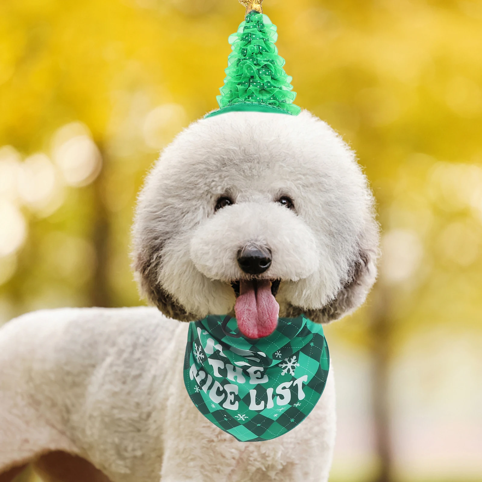 1Set Christmas Party Pet Hat Bandana Adorable Dog Xmas Hat Lovely Triangular Scarf Christmas Party Pet Costume
1Set Christmas Party Pet Hat Bandana Adorable Dog Xmas Hat Lovely Triangular Scarf Christmas Party Pet Costume