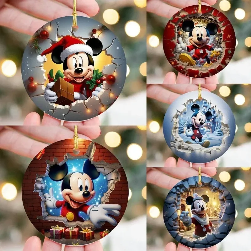 Disney Mickey Christmas Decoration Pendant Kawaii Cartoon Mickey Acrylic Flat Car Pendant Keychain Hanging Tag Birthday Gift
Disney Mickey Christmas Decoration Pendant Kawaii Cartoon Mickey Acrylic Flat Car Pendant Keychain Hanging Tag Birthday Gift