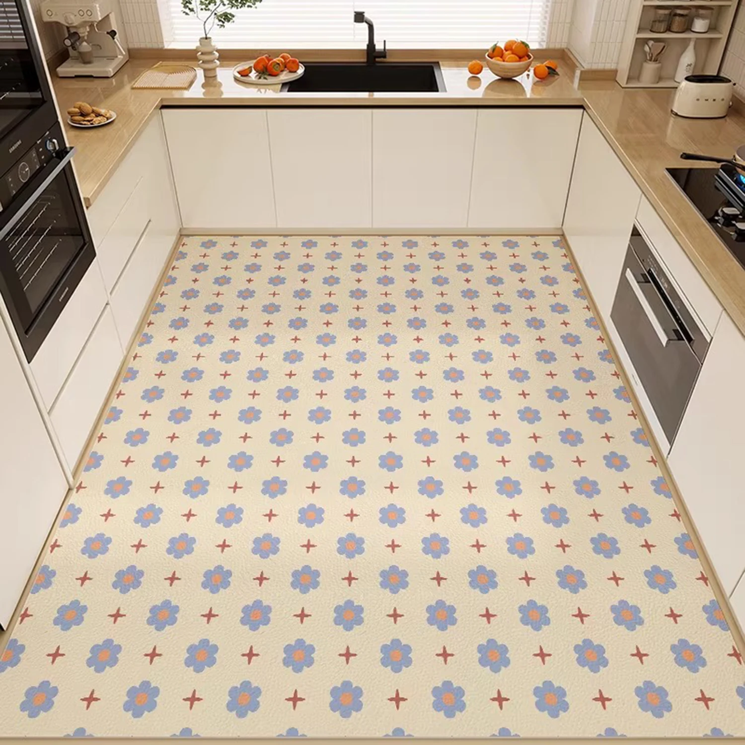 Kitchen Floor Mat PVC Large Area Carpet Waterproof Oil-proof Leather Washable Rug Home Decoration Alfombras De Cocina שטיח למטבח
Kitchen Floor Mat PVC Large Area Carpet Waterproof Oil-proof Leather Washable Rug Home Decoration Alfombras De Cocina שטיח למטבח