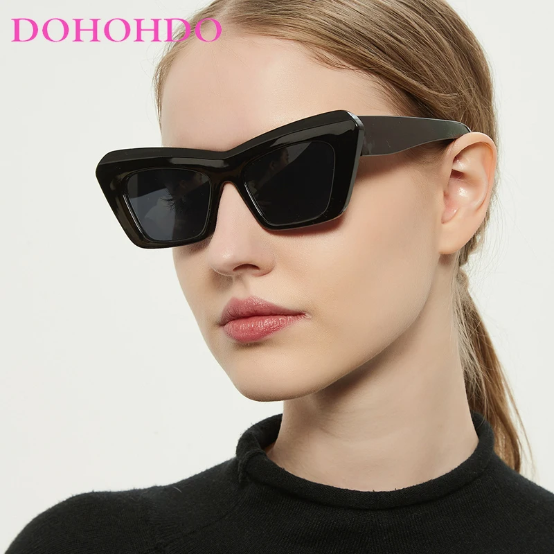 DOHOHDO Thick Frame Cat Eye Sunglasses Woman 2024 Fashion Men Sun Glasses Brand Design Eyewear Female Lady Shades Oculos De Sol
DOHOHDO Thick Frame Cat Eye Sunglasses Woman 2024 Fashion Men Sun Glasses Brand Design Eyewear Female Lady Shades Oculos De Sol