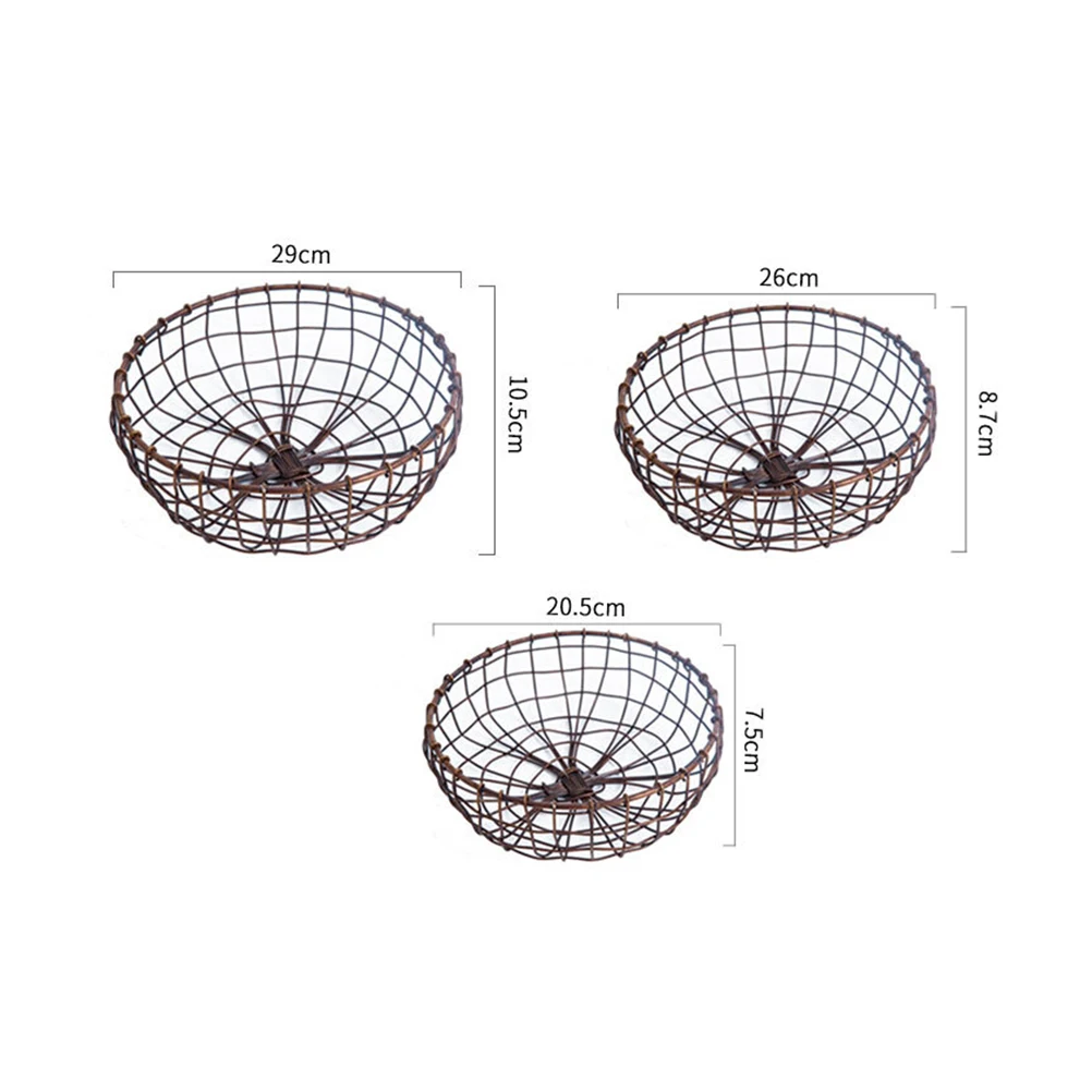 Iron Storage Basket for Fruit Vegetables Snack Home Office Decor Lightweight Sturdy Japanese Style Metal Wire Baskets
Iron Storage Basket for Fruit Vegetables Snack Home Office Decor Lightweight Sturdy Japanese Style Metal Wire Baskets