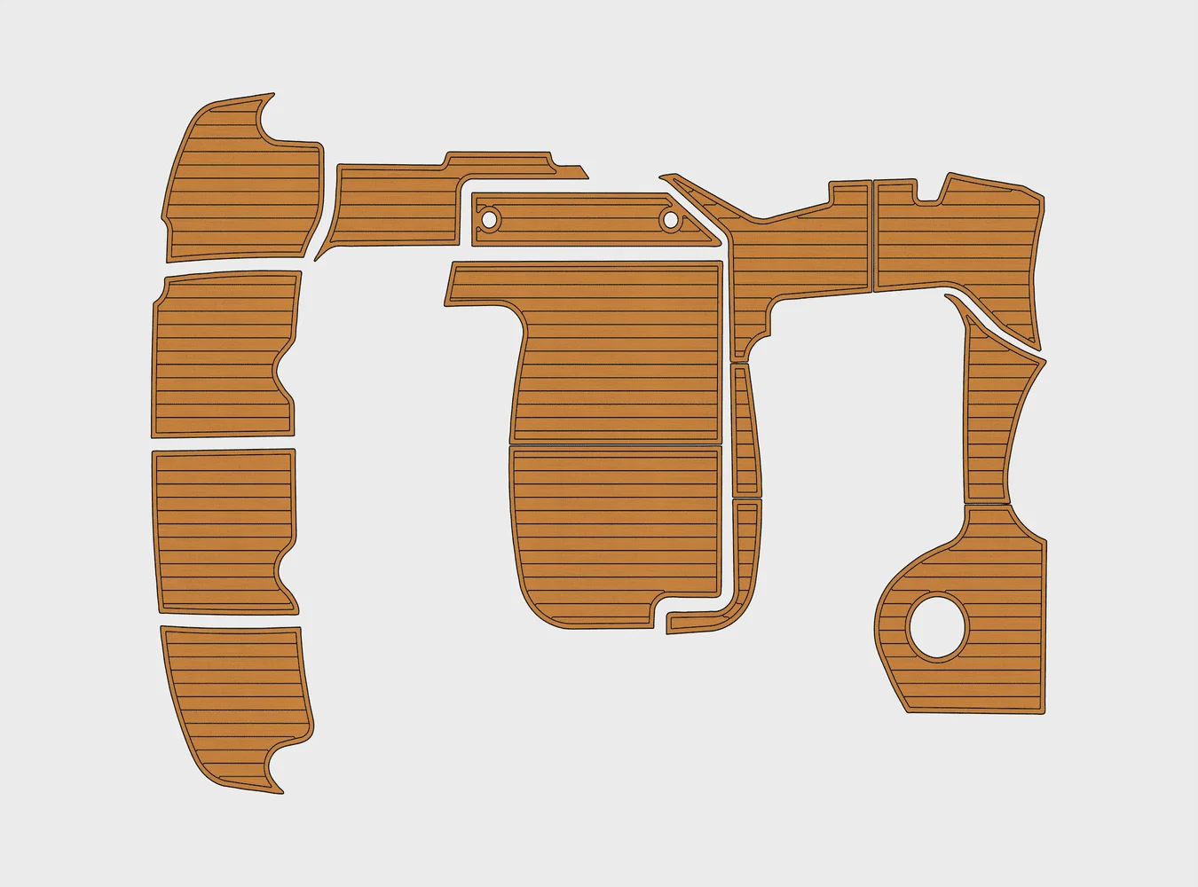 2003-2008 Sea Ray 42 Sundancer 1/4 дюйма, 6 мм, пена EVA, нескользящий морской коврик из тикового дерева, настил из ПВХ, водный ковер, морской пол
2003-2008 Sea Ray 42 Sundancer 1/4 дюйма, 6 мм, пена EVA, нескользящий морской коврик из тикового дерева, настил из ПВХ, водный ковер, морской пол