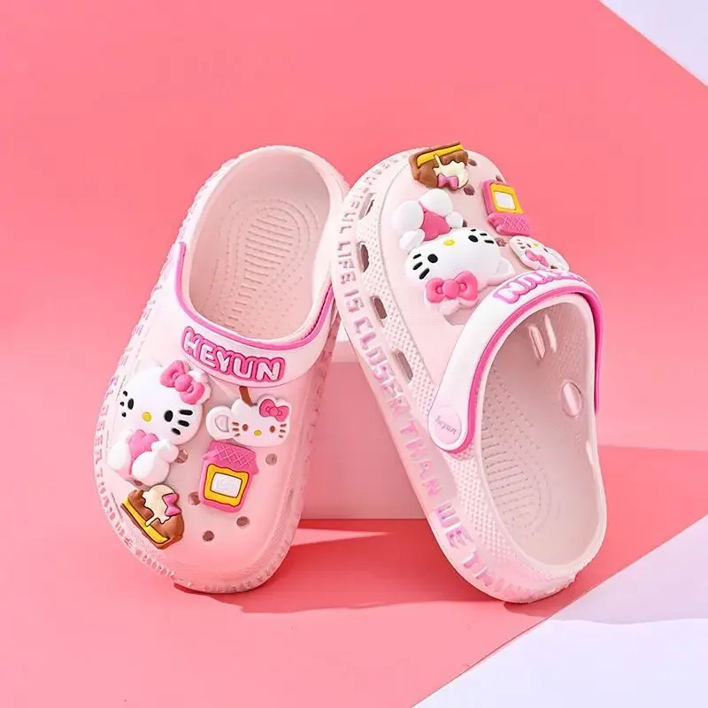 Kuromi Hello Kitty Pendant Kawaii Anime Sanrio Lovely Children Non-slip Slippers Cute Cinnamoroll Beach Casual Scandal Gifts Toy
Kuromi Hello Kitty Pendant Kawaii Anime Sanrio Lovely Children Non-slip Slippers Cute Cinnamoroll Beach Casual Scandal Gifts Toy
