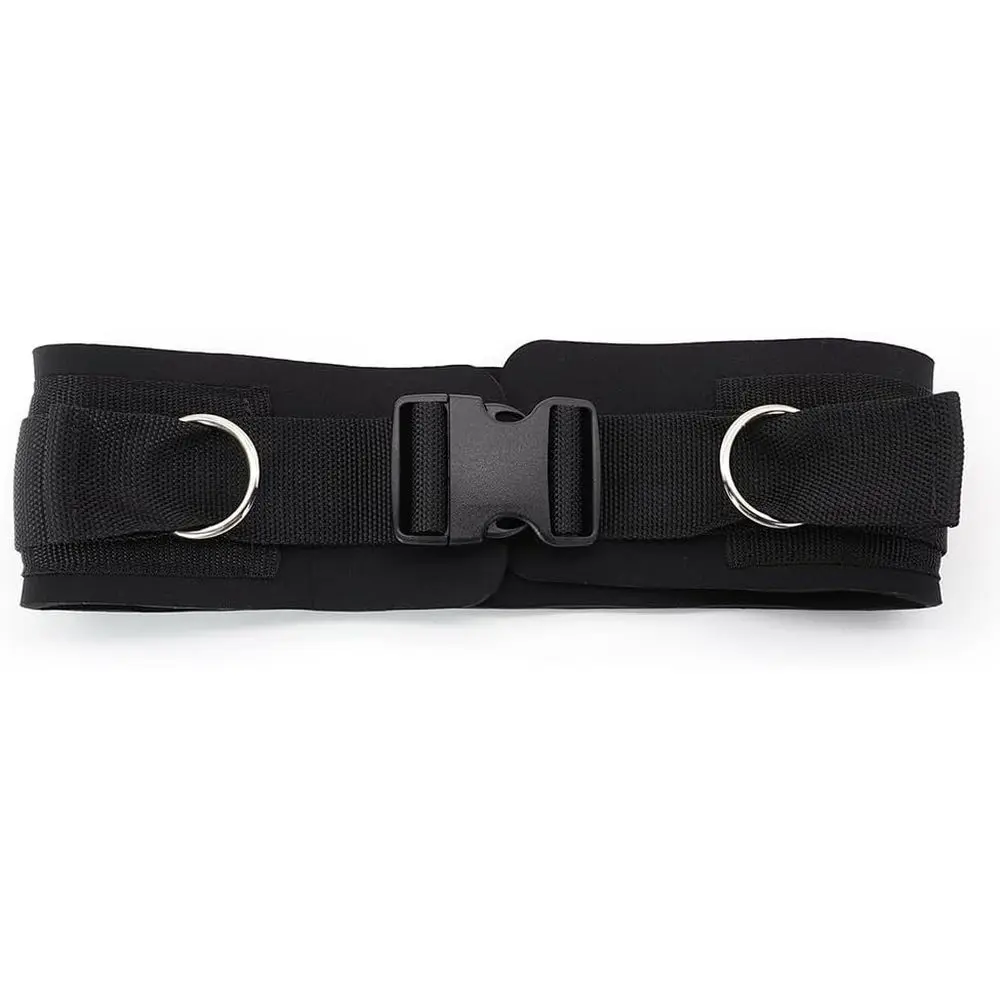 Padded Neoprene Waist Belt with Adjustable Rings for Exercise and Agility Training
Padded Neoprene Waist Belt with Adjustable Rings for Exercise and Agility Training