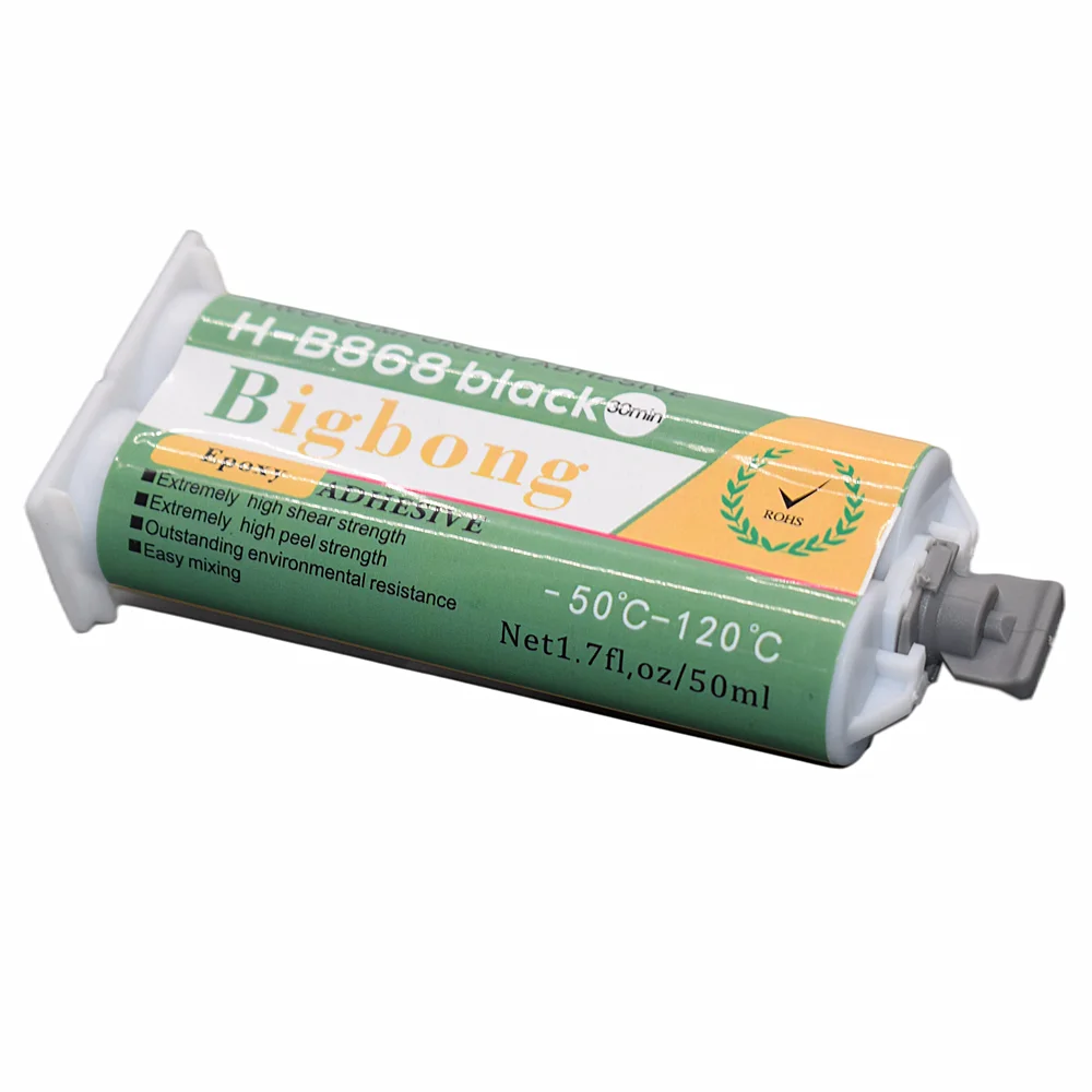 Epoxy AB Glues High Temperature -50℃-120℃ 50ml 1:1 Resin Black Adhesives for 50ml 1:1 Glue Guns Manual Caulking Gun Dispenser
Epoxy AB Glues High Temperature -50℃-120℃ 50ml 1:1 Resin Black Adhesives for 50ml 1:1 Glue Guns Manual Caulking Gun Dispenser