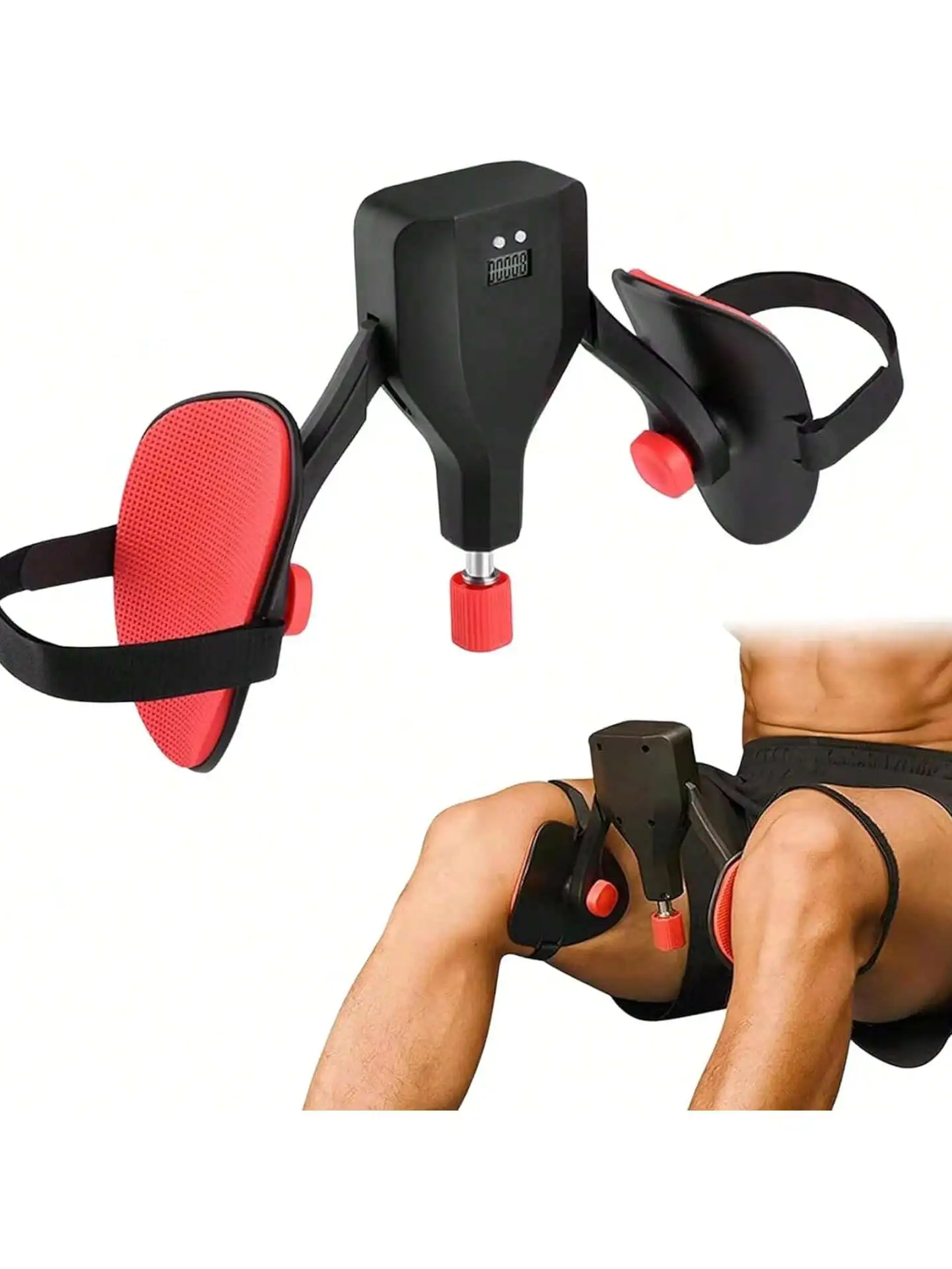 Portable Adjustable Thigh Master Kegel Master Trainer with Resistance Bands - Pelvic Floor, Arms Chest & Thigh Toner Workout Equ
Portable Adjustable Thigh Master Kegel Master Trainer with Resistance Bands - Pelvic Floor, Arms Chest & Thigh Toner Workout Equ