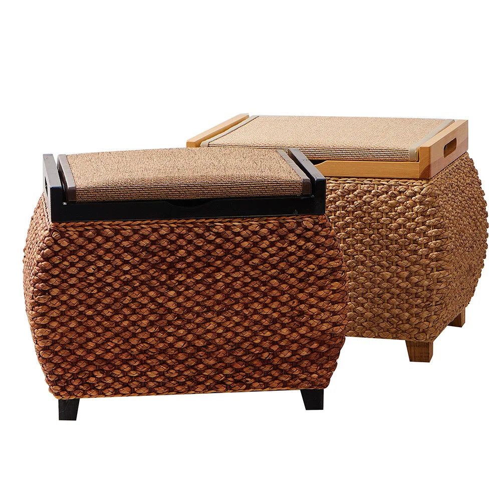 Rattan Storage Ottoman Retro Chinese Style Shoe Bench with Lid - Wicker Wooden Stool for Entryway, Seat and Organizer
Rattan Storage Ottoman Retro Chinese Style Shoe Bench with Lid - Wicker Wooden Stool for Entryway, Seat and Organizer
