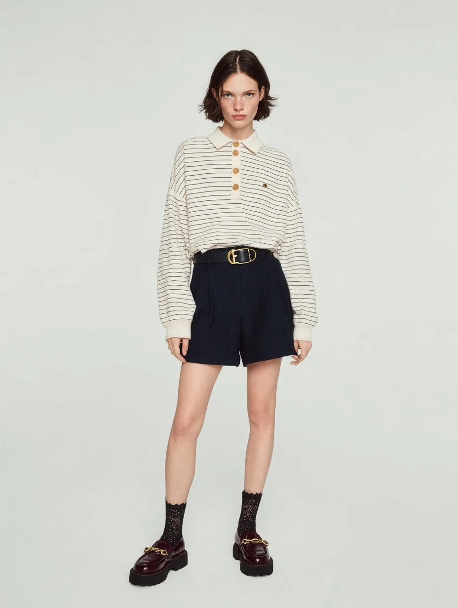 Mia Muse Women's Shirts Autumn Winter Fashion Daily 2025 Elegant Chic Striped Long Sleeve POLO Shirts
Mia Muse Women's Shirts Autumn Winter Fashion Daily 2025 Elegant Chic Striped Long Sleeve POLO Shirts