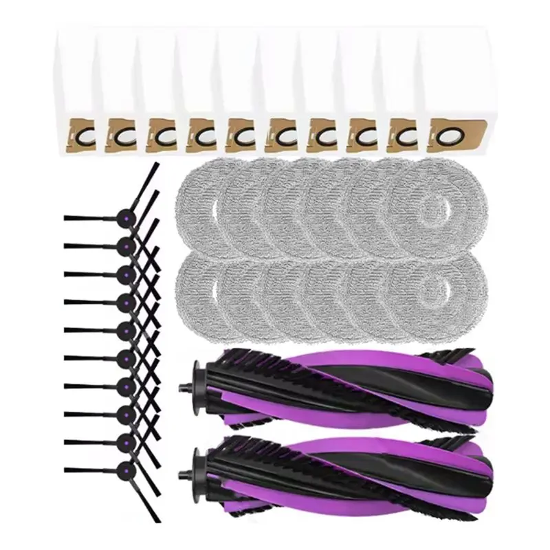 Promotion!34PCS For JONR P20 PRO Robot Vacuum Cleaner Spare Parts Main Brush Side Brush Mop Cloth Dust Bag
Promotion!34PCS For JONR P20 PRO Robot Vacuum Cleaner Spare Parts Main Brush Side Brush Mop Cloth Dust Bag