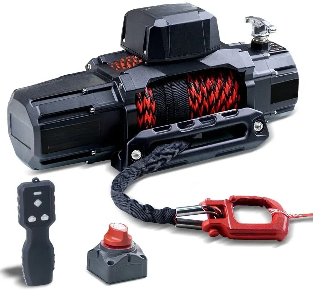 13500 фунтов новая водонепроницаемая электрическая лебедка из синтетического троса 12 В с Hawse Fairlead, 2 в 1, беспроводной пульт дистанционного управления, проводное управление
13500 фунтов новая водонепроницаемая электрическая лебедка из синтетического троса 12 В с Hawse Fairlead, 2 в 1, беспроводной пульт дистанционного управления, проводное управление