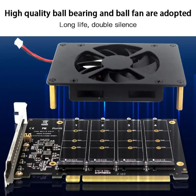 Новая плата PCIe-M2 адаптер PCIe X16 4 порта M2 NVME M Key SSD конвертер M.I Express X16 адаптер VROC RAID Плата расширения
Новая плата PCIe-M2 адаптер PCIe X16 4 порта M2 NVME M Key SSD конвертер M.I Express X16 адаптер VROC RAID Плата расширения