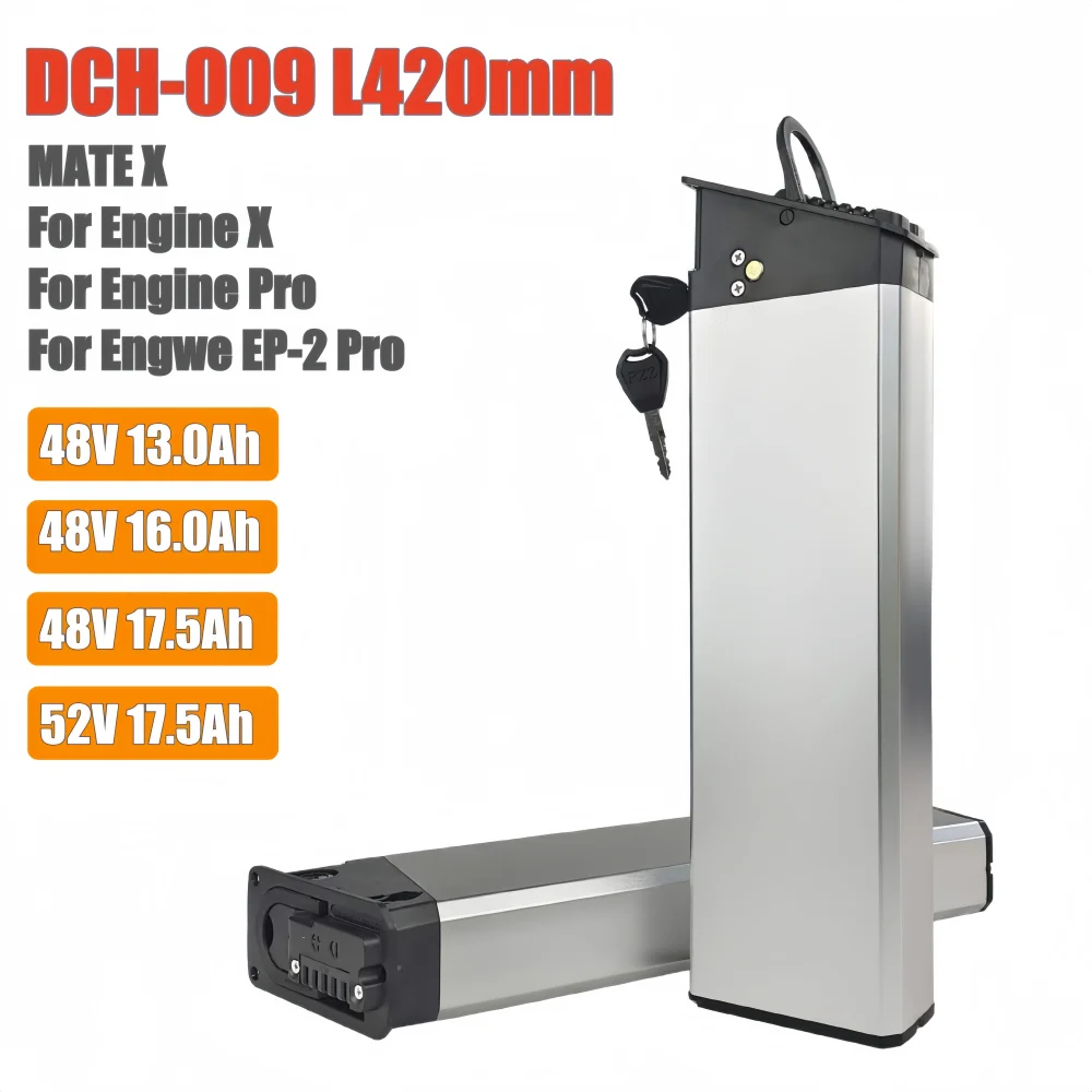 48V/52V 17.5Ah Replacement Batteries for New Engwe EP-2 Pro/Engine X/Engine Pro Upgraded Version for MATE X Bike Battery DCH-009
48V/52V 17.5Ah Replacement Batteries for New Engwe EP-2 Pro/Engine X/Engine Pro Upgraded Version for MATE X Bike Battery DCH-009