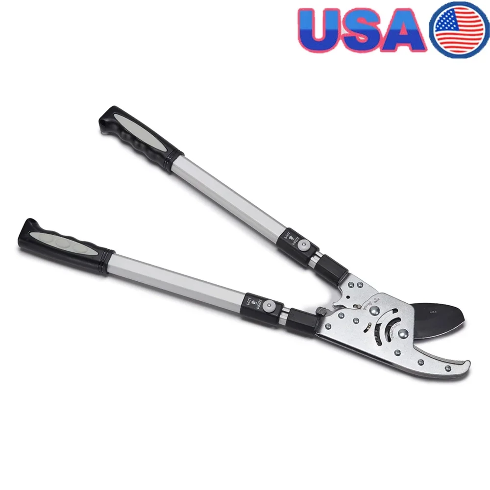 Double Ratcheting Anvil Lopper Telescoping Handles Tree Trimmer Gardening Tool 2.5 Inch Cutting Capacity Durable Steel Rubber
Double Ratcheting Anvil Lopper Telescoping Handles Tree Trimmer Gardening Tool 2.5 Inch Cutting Capacity Durable Steel Rubber
