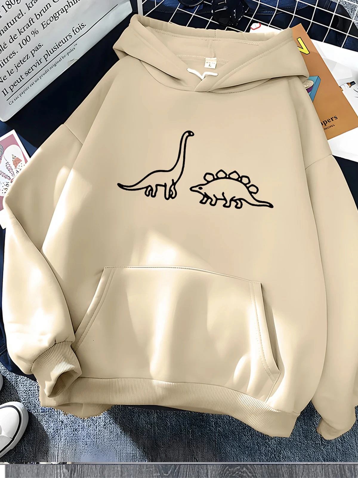 Kawaii Dinosaurs Print Hoodies Women Soft Warm Loose Sportwear Female Sweatshirt Fleece Ladies Clothes
Kawaii Dinosaurs Print Hoodies Women Soft Warm Loose Sportwear Female Sweatshirt Fleece Ladies Clothes
