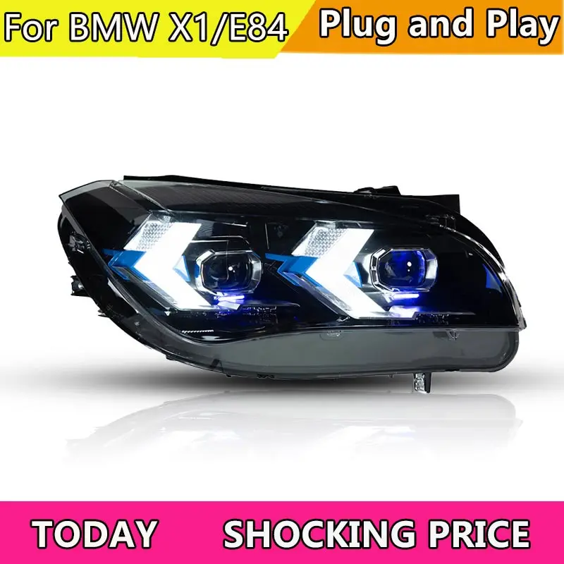 Car Headlights for BMW X1 E84 LED Headlight 2011-2015 Headlights E84 DRL Turn Signal High Beam Arrow Style Projector Lens
Car Headlights for BMW X1 E84 LED Headlight 2011-2015 Headlights E84 DRL Turn Signal High Beam Arrow Style Projector Lens