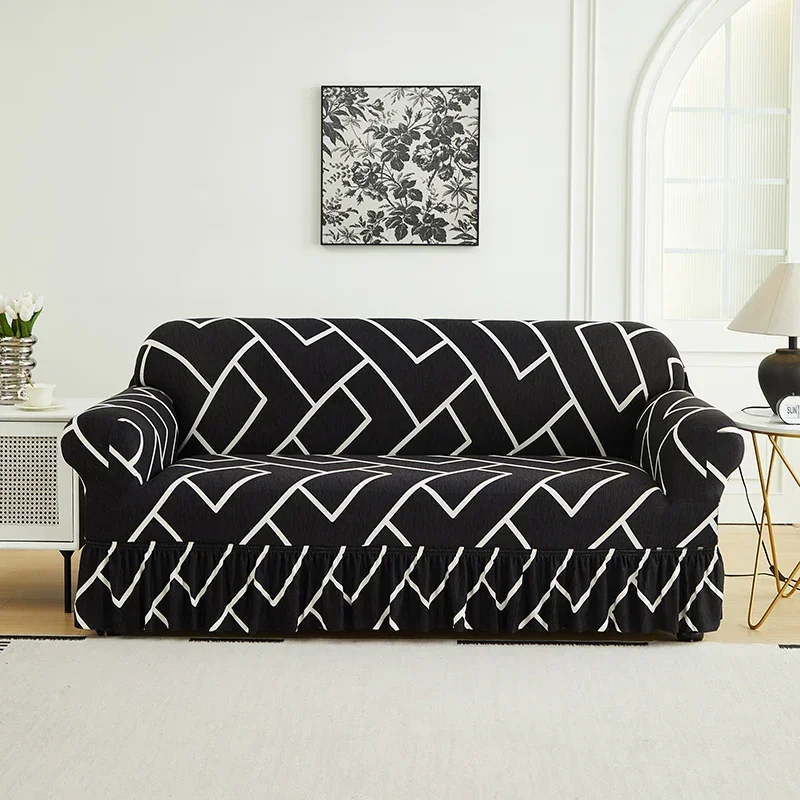 1pc Flower Printed hemline Elastic Sofa Cover Antidirty Spandex Sofa Cover Furniture Protector for Bedroom Living Room Decor
1pc Flower Printed hemline Elastic Sofa Cover Antidirty Spandex Sofa Cover Furniture Protector for Bedroom Living Room Decor