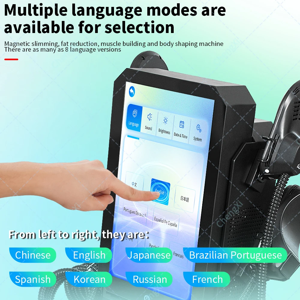 6500W 200Hz EMS Body Sculpt Machine Hi-emt Emsone NEO RF Electromagnetic Muscle Stimulate Fat Burning Weight Lose Equipmen
6500W 200Hz EMS Body Sculpt Machine Hi-emt Emsone NEO RF Electromagnetic Muscle Stimulate Fat Burning Weight Lose Equipmen