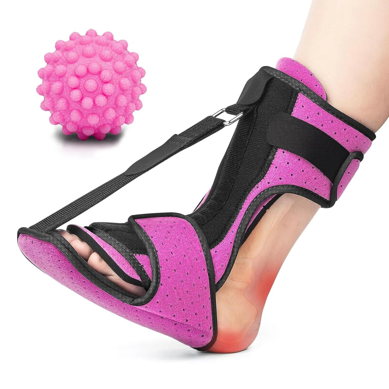 Ultimate Pain Relief with Luxurious Adjustable Plantar Fasciitis Night Splint and Massage Ball Combo. Innovative Product for Res
Ultimate Pain Relief with Luxurious Adjustable Plantar Fasciitis Night Splint and Massage Ball Combo. Innovative Product for Res