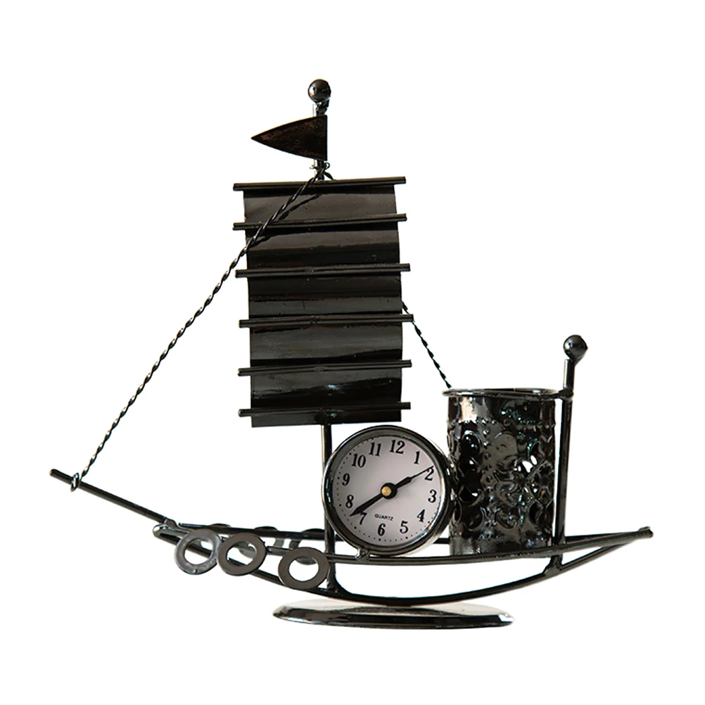 Metal Sailboat Stationery Storage Stand Clock Pen Holder Stationery Storage Stand Home Office Decor Sailboat Ornament Gift
Metal Sailboat Stationery Storage Stand Clock Pen Holder Stationery Storage Stand Home Office Decor Sailboat Ornament Gift