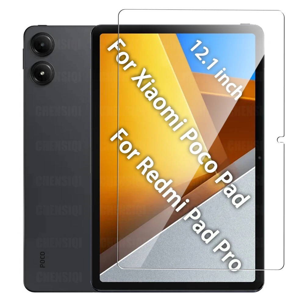 Tempered Glass Film for Xiaomi Poco Pad 12.1 inch 2024 9H Hardness HD Anti-Scratch Screen Protector for Redmi Pad Pro 12.1"
Tempered Glass Film for Xiaomi Poco Pad 12.1 inch 2024 9H Hardness HD Anti-Scratch Screen Protector for Redmi Pad Pro 12.1"