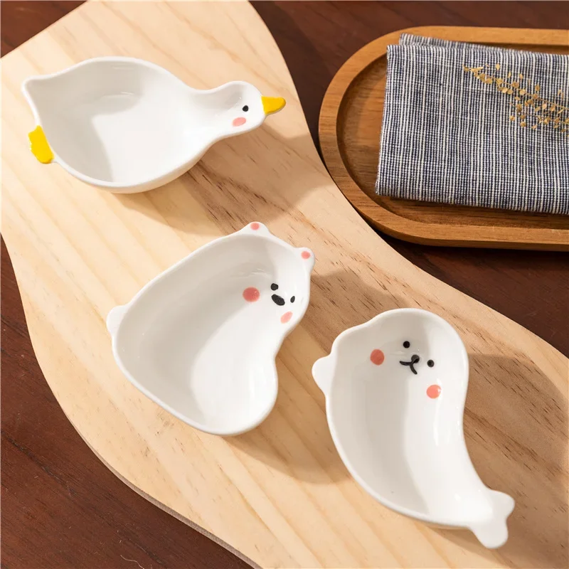 Japanese Style3pcs Ceramic tiny Plate Creativity Home Restaurant Soy Sauce Vinegar Mustard Seasoning Animal Ceramic Dish
Japanese Style3pcs Ceramic tiny Plate Creativity Home Restaurant Soy Sauce Vinegar Mustard Seasoning Animal Ceramic Dish