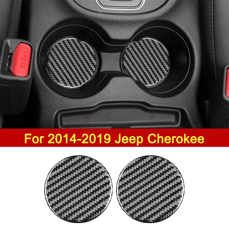 For 2014-2019 Jeep Cherokee Carbon Fiber Car Coaster Decorative Stickers Interior Modification Accessories Luxury Upgrade
For 2014-2019 Jeep Cherokee Carbon Fiber Car Coaster Decorative Stickers Interior Modification Accessories Luxury Upgrade