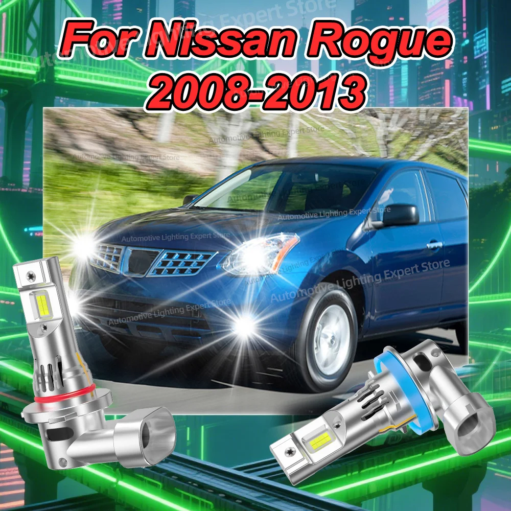 2/4 шт. светодиодные фары Canbus, автоматические диодные лампы, турбовентилятор 6000K для Nissan Rogue 2008 2009 2010 2011 2012 2013
2/4 шт. светодиодные фары Canbus, автоматические диодные лампы, турбовентилятор 6000K для Nissan Rogue 2008 2009 2010 2011 2012 2013
