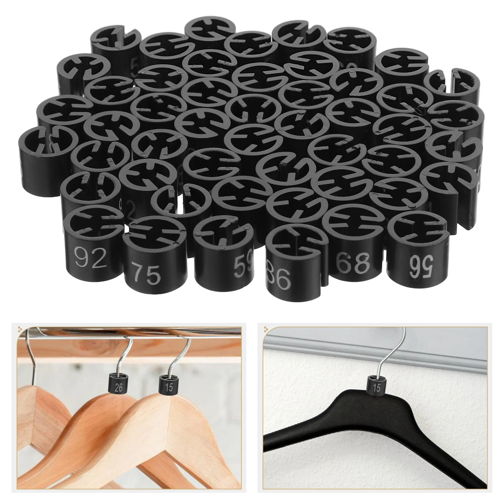 100pcs Clothing Size Markers Plastic 1-100 Numbered Clips For Garment Display Hanger Marker Tags Size Coding Rings Color Coding
100pcs Clothing Size Markers Plastic 1-100 Numbered Clips For Garment Display Hanger Marker Tags Size Coding Rings Color Coding