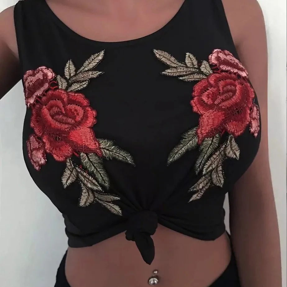 2Pcs/Set Rose Flowers Patch Floral Embroidered Applique Patches Sew on For DIY
2Pcs/Set Rose Flowers Patch Floral Embroidered Applique Patches Sew on For DIY