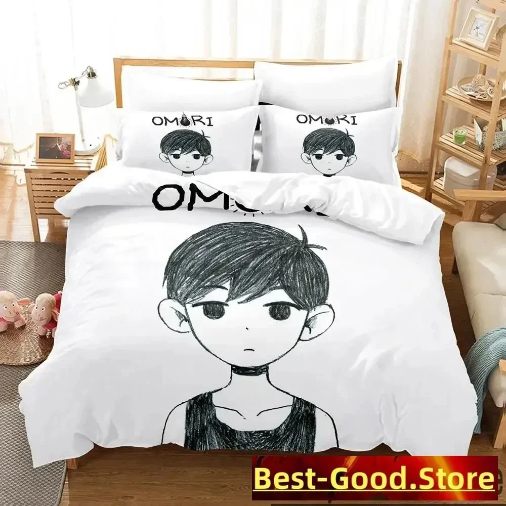 3D Print Anime Omori Bedding Set Boys Girls Twin Queen King Size Duvet Cover Pillowcase Bed boys Adult Home Textileextile
3D Print Anime Omori Bedding Set Boys Girls Twin Queen King Size Duvet Cover Pillowcase Bed boys Adult Home Textileextile