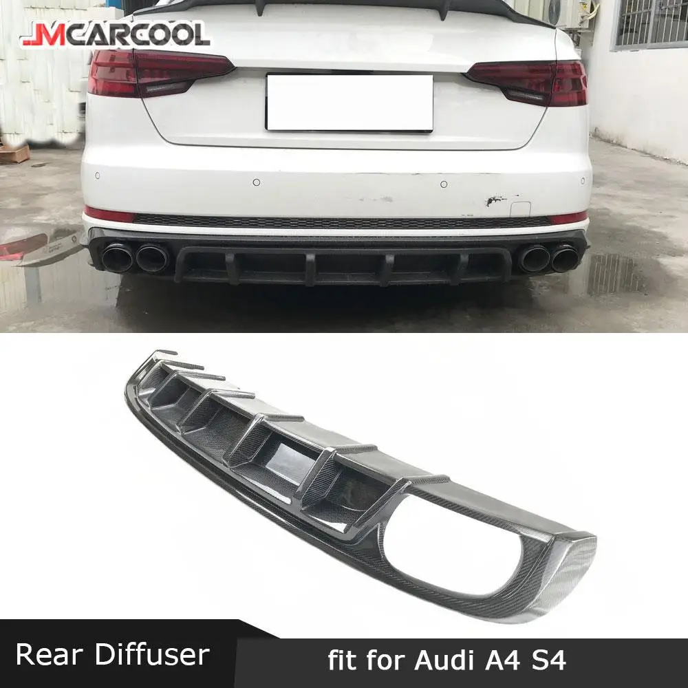 Carbon fiber Rear Bumper Diffuser For Audi A4 Sline S4 B9 2017 2018 FRP Unpainted Black Auto Car Protector Styling
Carbon fiber Rear Bumper Diffuser For Audi A4 Sline S4 B9 2017 2018 FRP Unpainted Black Auto Car Protector Styling